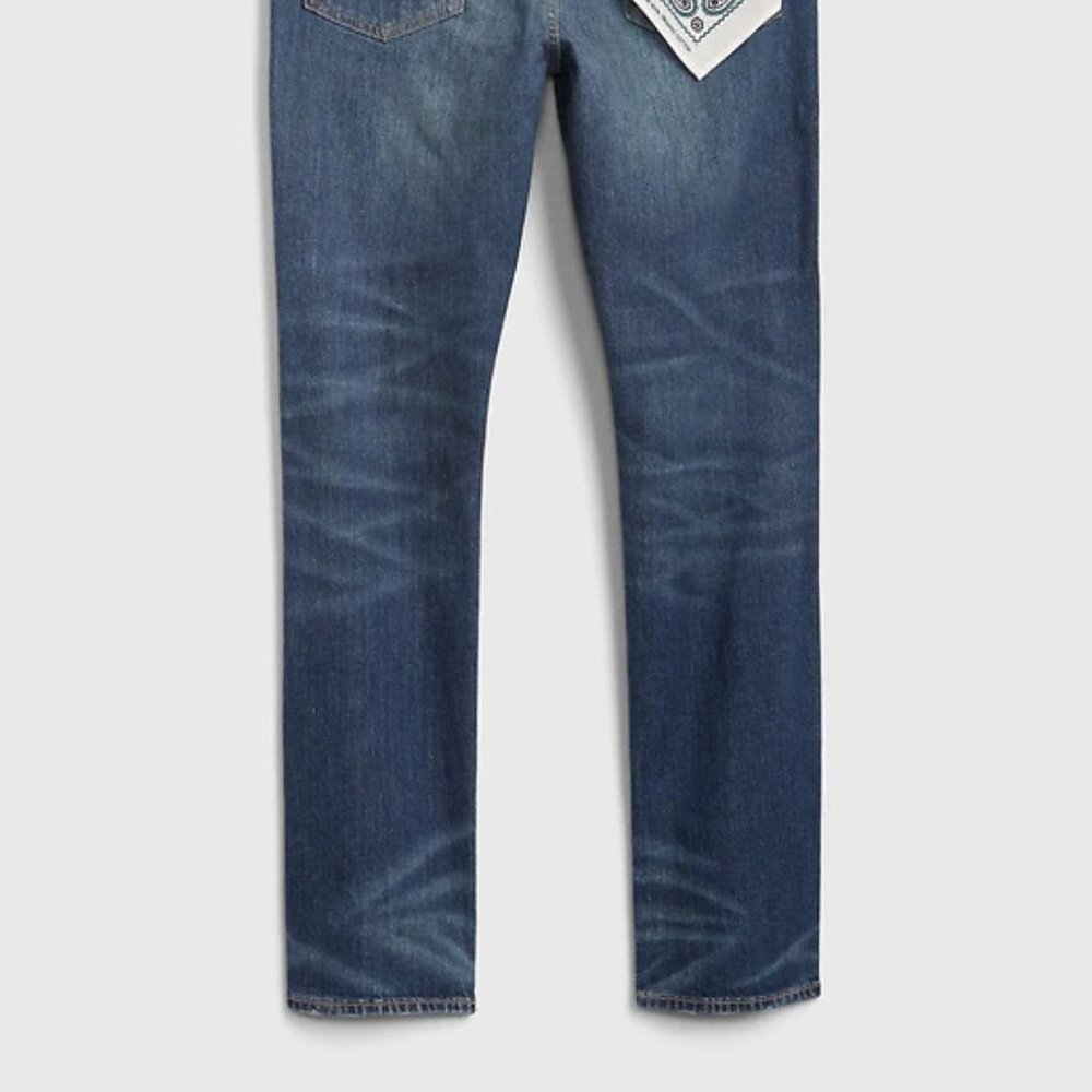 Gap Slim Bettermade Denim Jeans 29/32 Dark Wash + - Picture 6 of 9